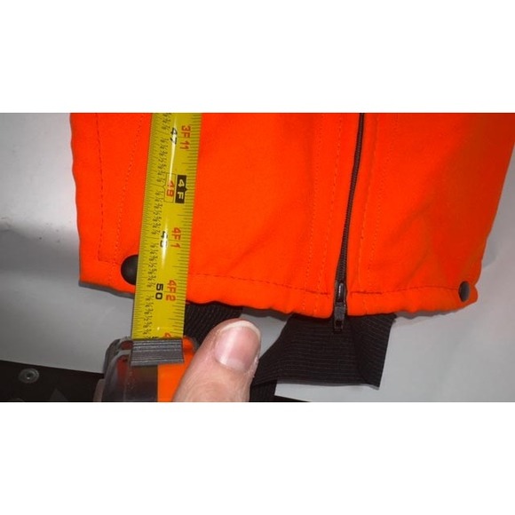 Empire Insulated Wear Men's Blaze Orange B200 Bib Overalls Hunting | Size M - Picture 15 of 16